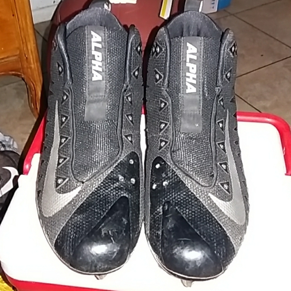 Black Nike  Alpha cleats